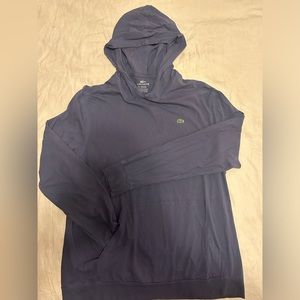 Lacoste Blue light weight hoodie 3XL